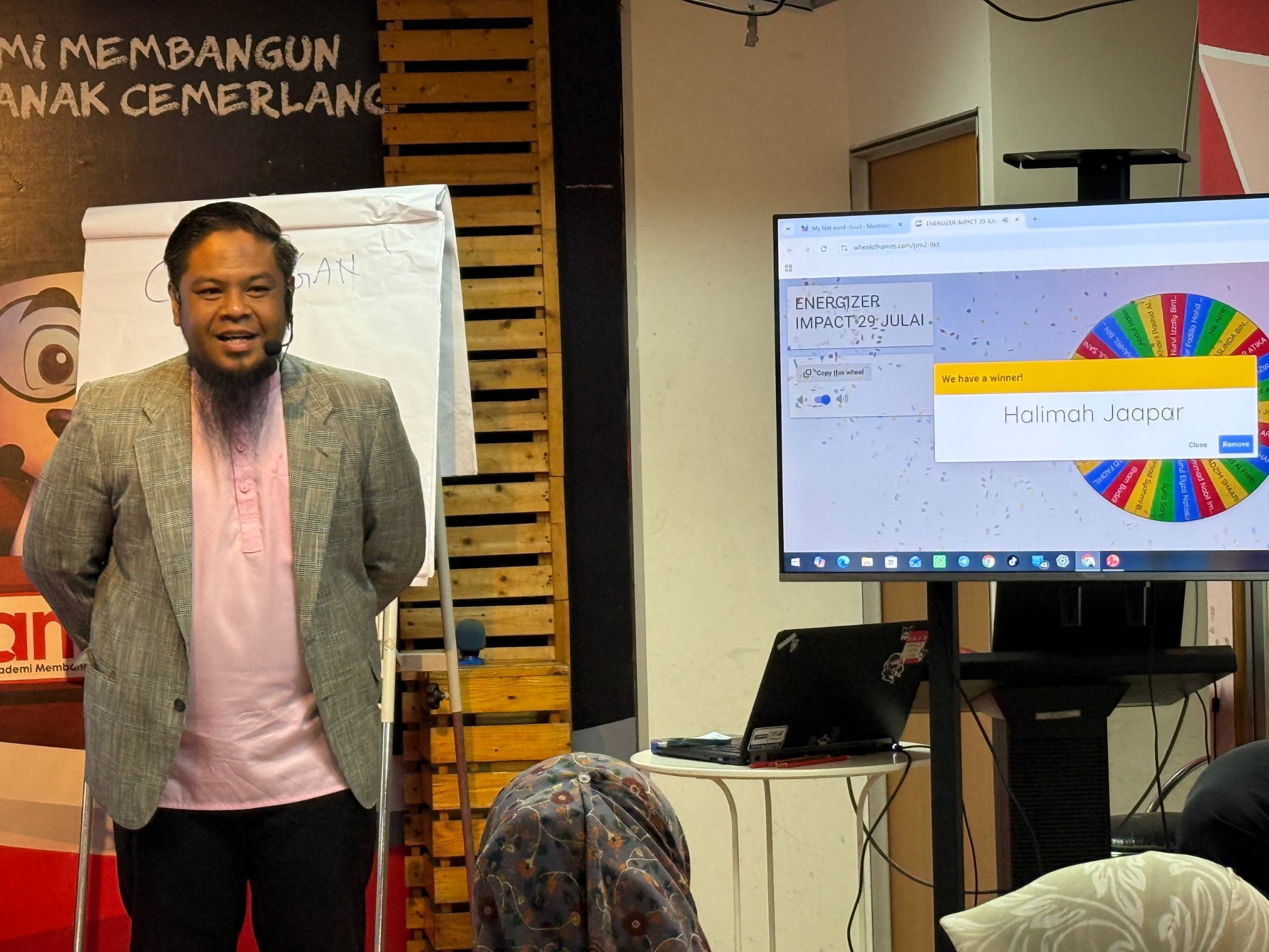 Coach Chepoy mengendalikan Energizer Impact